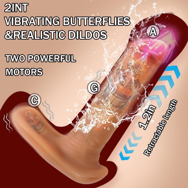 Phantom Kumandalı Hareketli Dildo - Görsel 5