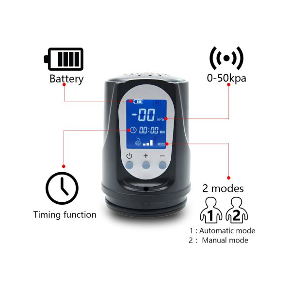 Dijital Ekranlı Otomatik Penis Pompası - Görsel 3