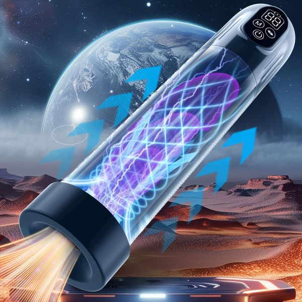 Dijital Ekranlı Vakum Egzersiz Otomatik Penis Pompası - Görsel 3