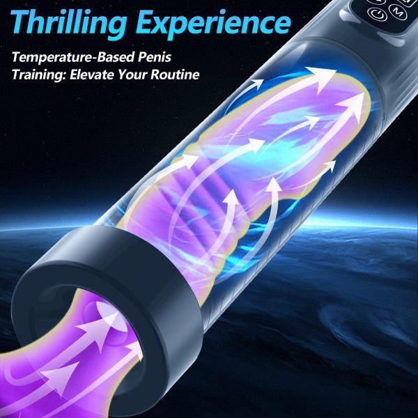 Dijital Ekranlı Vakum Egzersiz Otomatik Penis Pompası - Görsel 7