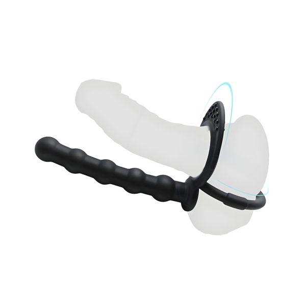 Dildolu Penis Testis Halkası - Görsel 1