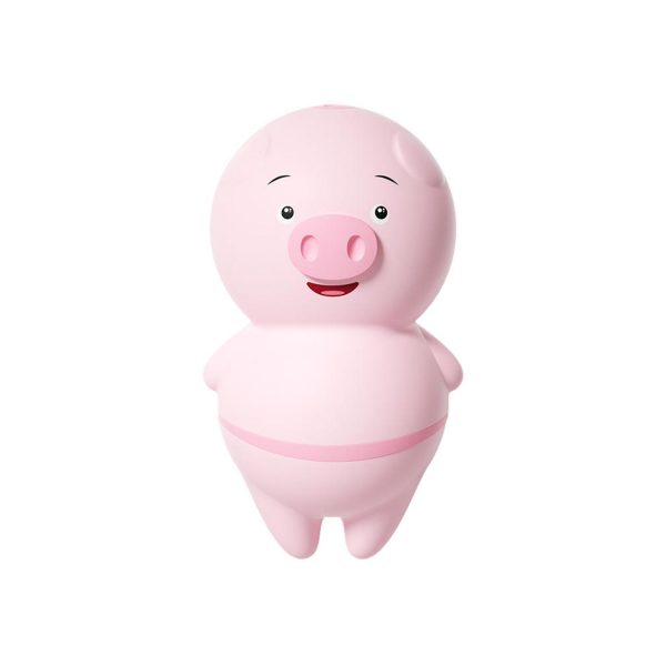 5052.jpg Sevimli Domuz Figür Dil Vibratör Pembe - Görsel 1