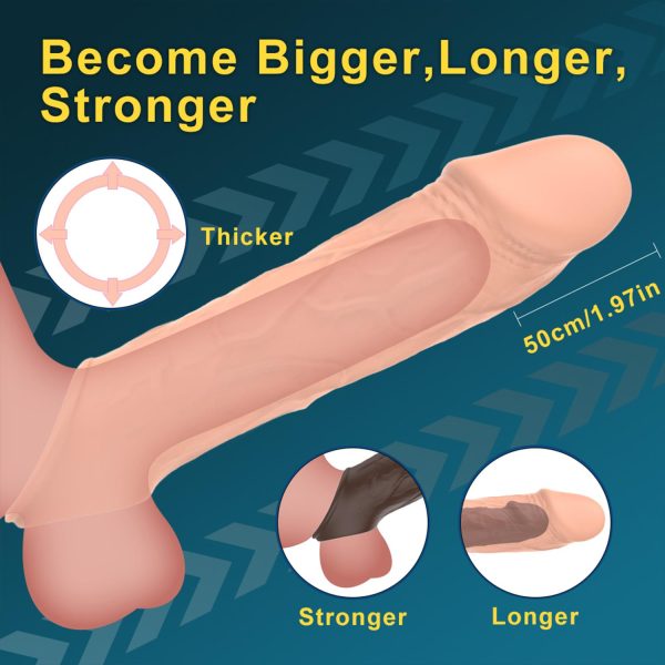 Titreşimli Uzaktan Kumandalı Penis Kılıfı - Görsel 3