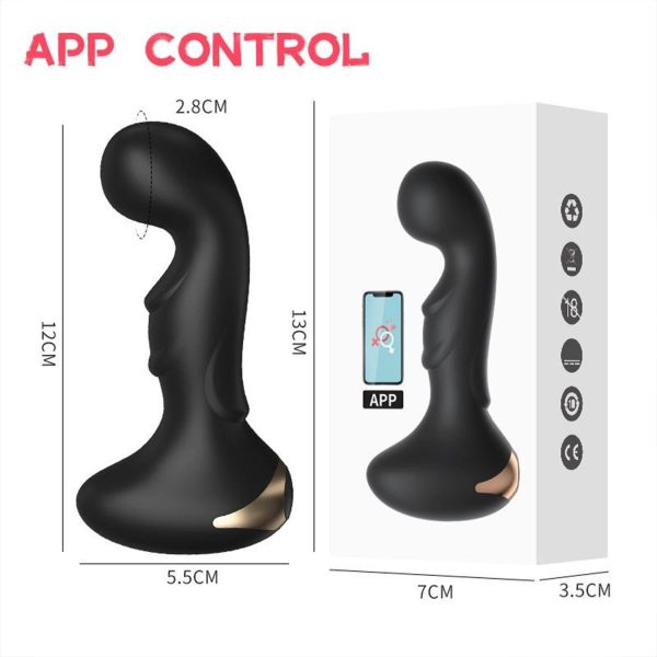 APP Kontrollü Vibratör Prostat Masaj Cihazı - Görsel 8