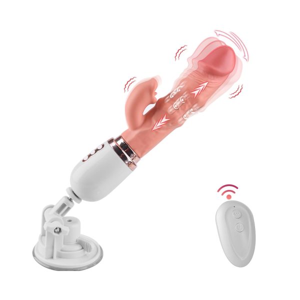 Pembe Tilki 10 Modlu Dual Motorlu Realistik Vibratör - Görsel 1