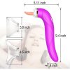 Pembe Tilki 3'ü 1 Arada Göğüs ve Klitoris Stimülatörü Mor - Görsel 6