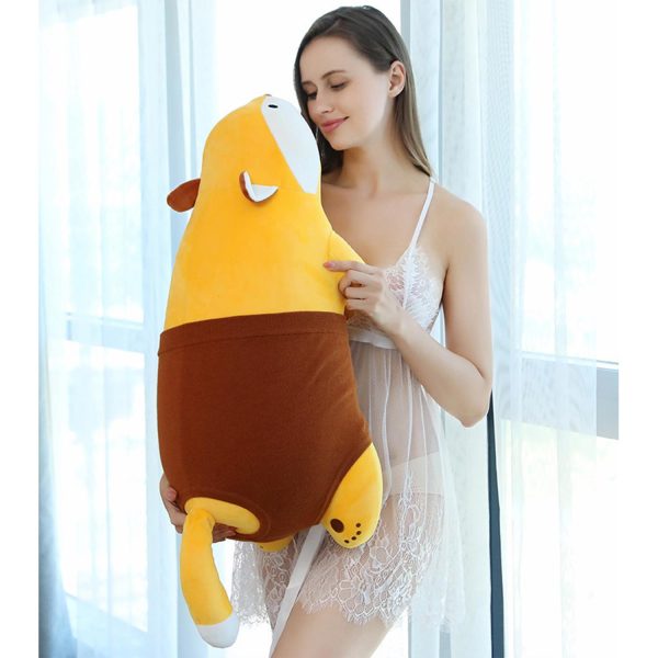 Peluş Tilki Görünümlü Hareketli Isıtmalı Dildo Vibratör - Görsel 7