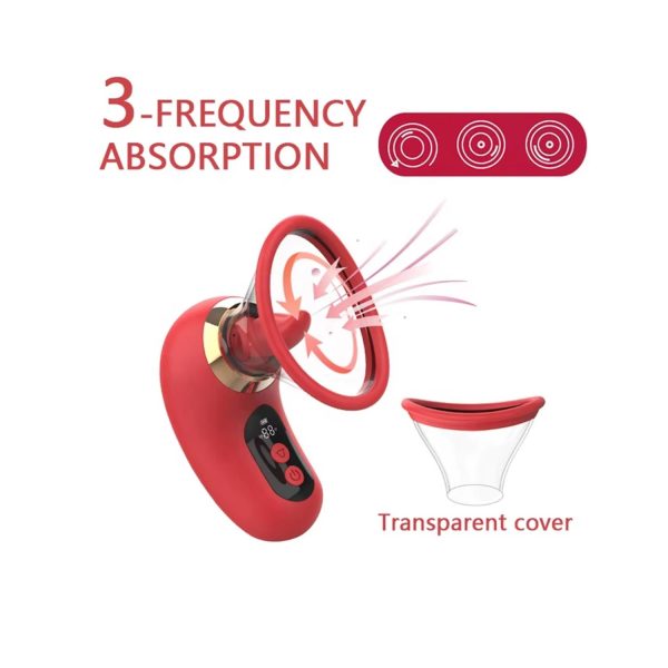 APP Kontrollü Emişli Ve Dilli Vibratör - Dijital Ekranlı, Sessiz, Su Geçirmez - Görsel 2