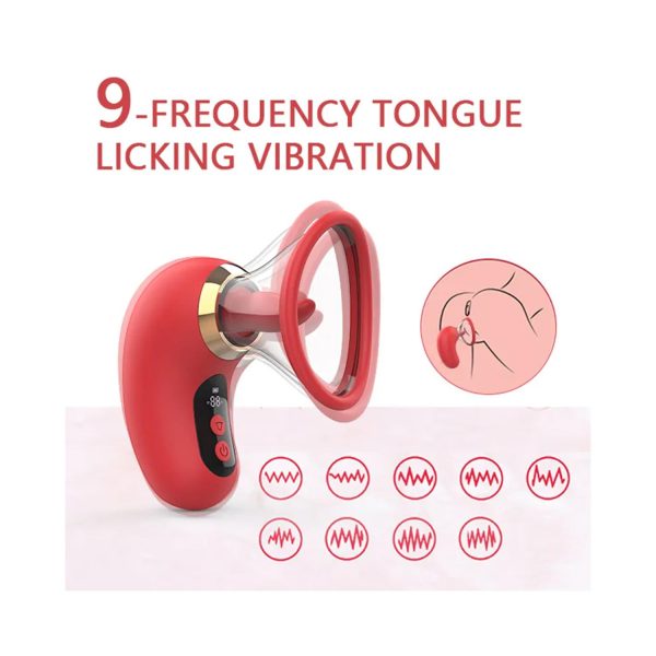 APP Kontrollü Emişli Ve Dilli Vibratör - Dijital Ekranlı, Sessiz, Su Geçirmez - Görsel 3