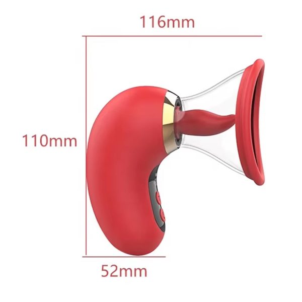 APP Kontrollü Emişli Ve Dilli Vibratör - Dijital Ekranlı, Sessiz, Su Geçirmez - Görsel 4