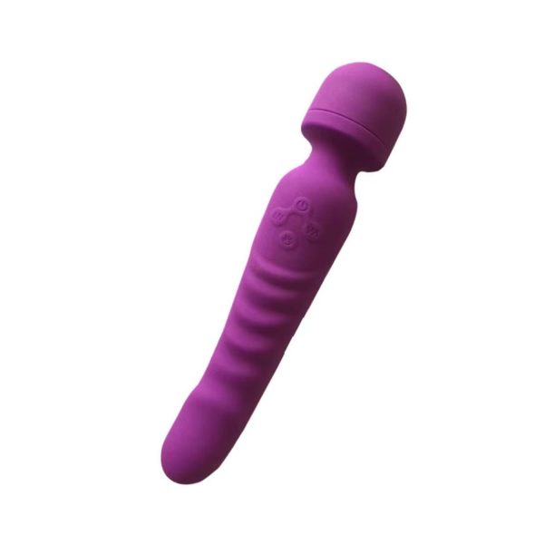 Çift Taraflı Wand Vibratör Mor - Görsel 1