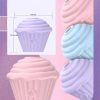 Cupcake Tasarımlı 5 Modlu Şarjlı Klitoral Uyarıcı Mor - Görsel 4