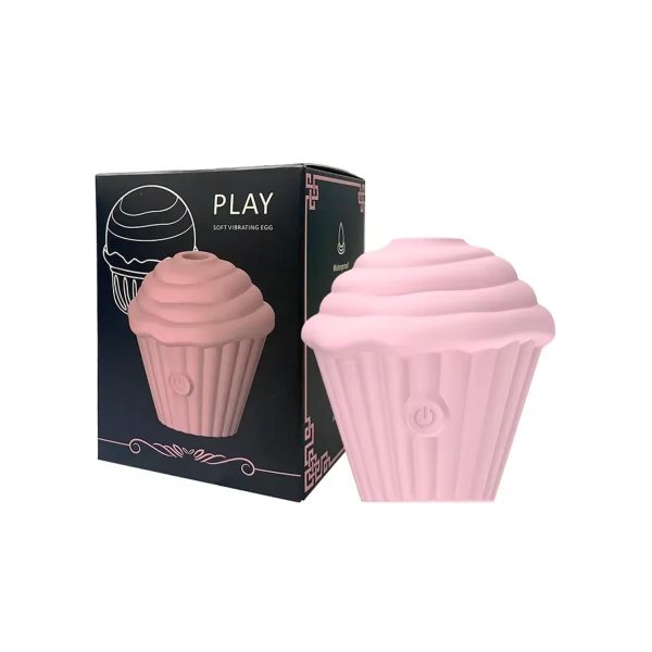 Cupcake Tasarımlı 5 Modlu Şarjlı Klitoral Uyarıcı Pembe - Görsel 1
