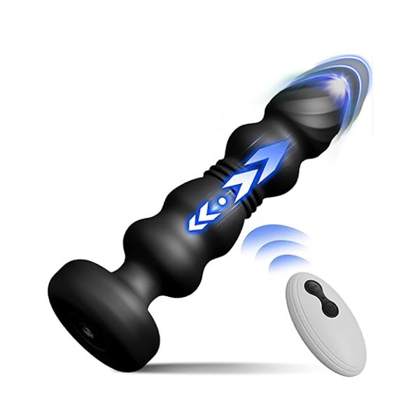 Erkekler İçin Teleskopik ve Titreşimli Akıllı Anal Vibratör – 10 Mod, Uzaktan Kumandalı, Su Geçirmez - Görsel 1