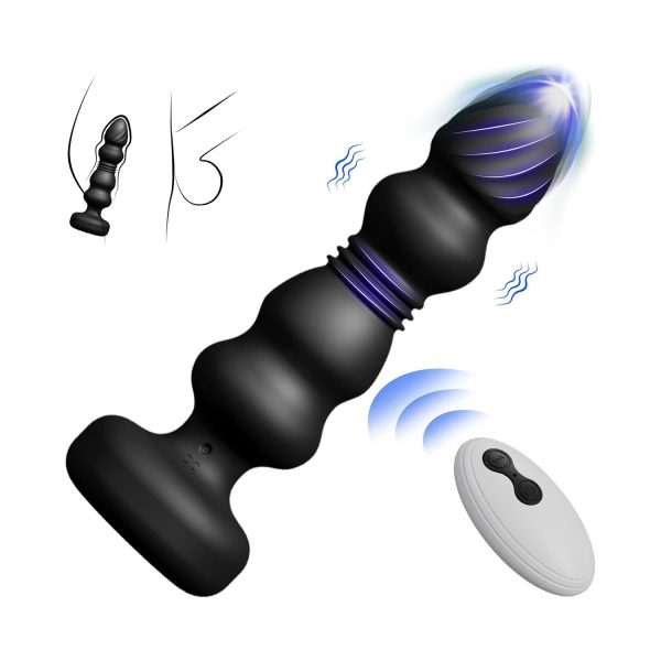 Erkekler İçin Teleskopik ve Titreşimli Akıllı Anal Vibratör – 10 Mod, Uzaktan Kumandalı, Su Geçirmez - Görsel 2