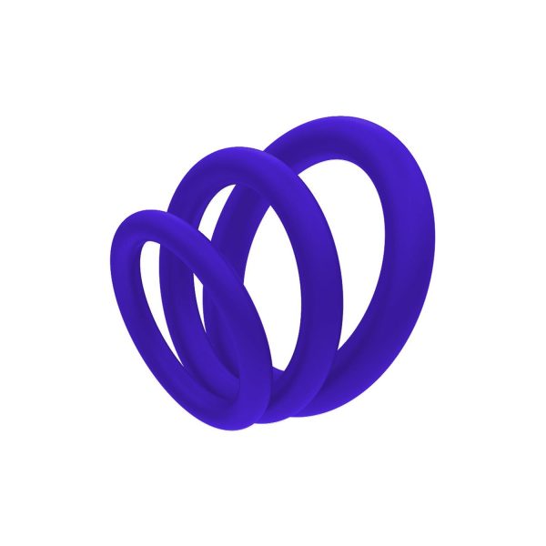 Mavi Penis Halkası Seti 3 Boy - Görsel 1