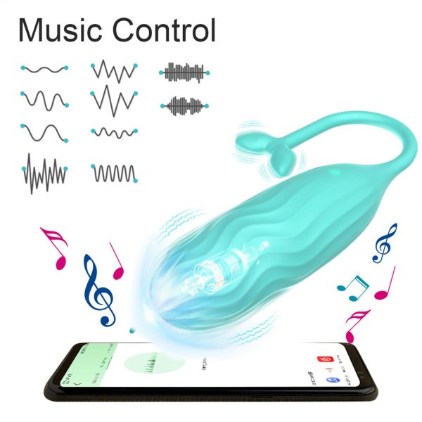 Mobil Uygulama Kontrolü Uzaktan Kumandalı Çift Motorlu Vibratör – Yumuşak Silikon, 10 Farklı Mod - Görsel 6