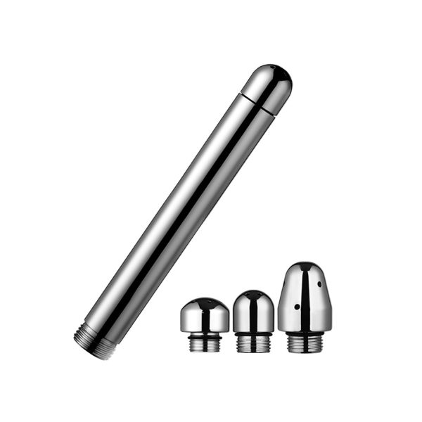 Paslanmaz Çelik Anal Duş Aparatı – 3 Farklı Başlıklı Temizlik Seti - Görsel 1