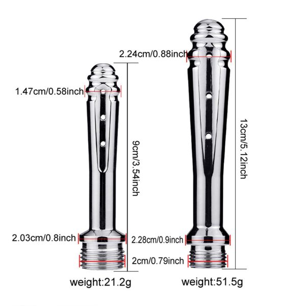 Paslanmaz Çelik Anal Duş Temizleyici Seti – Hijyenik ve Güvenli Kullanım - Görsel 4