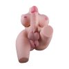 Realistik Shemale Torso Mastürbatör 5,5 KG– Vajina, Anal, Göğüs ve Esnek Dildo Özellikli - Görsel 3