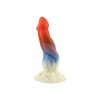 Renkli Spiral Tasarımlı Fantasy Dildo – Yumuşak Silikon, Gerçekçi Dokulu - Görsel 4