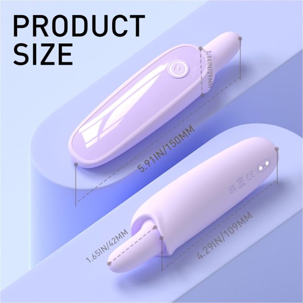 S-Hande Banshee Dil Uyarıcılı Vibratör Mor - Görsel 6