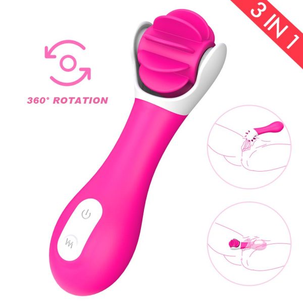 s-hande-hunter-rose-vibrator-4006.jpg S-Hande Hunter Rose Vibratör - Görsel 1