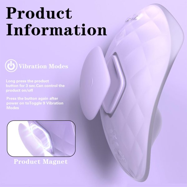 S-Hande Pleasure - RCT Giyilebilir Klitoral Uyarıcı Vibratör Mor - Görsel 2