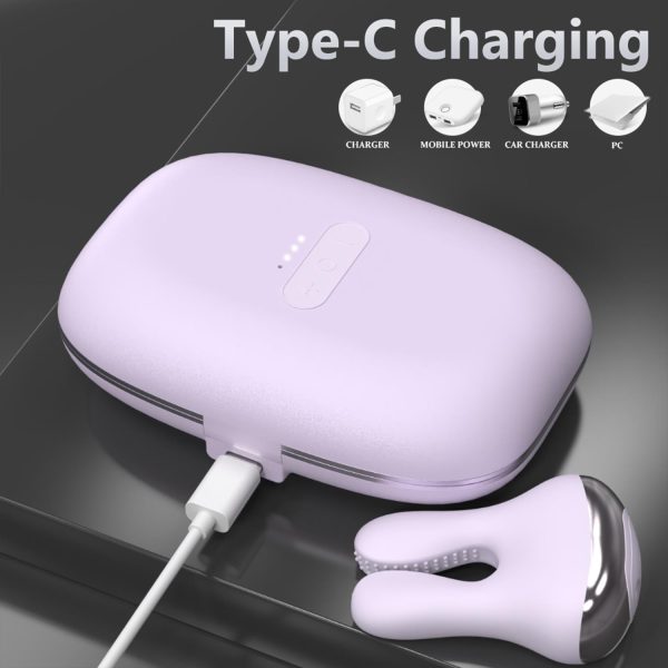 S-Hande Rabbit Pods Titreşimli Göğüs Ucu Kıskacı Şarjlı - Görsel 3