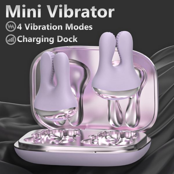 S-Hande Rabbit Pods Titreşimli Göğüs Ucu Kıskacı Şarjlı - Görsel 5