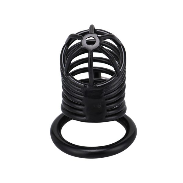 Siyah Metal Penis Kilidi 45mm  – Ayarlanabilir Çelik Kafes + Asma Kilit - Görsel 3