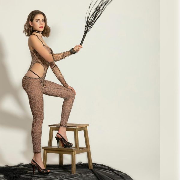 Fantezi Vücut Çorabı Fuşya - Görsel 2