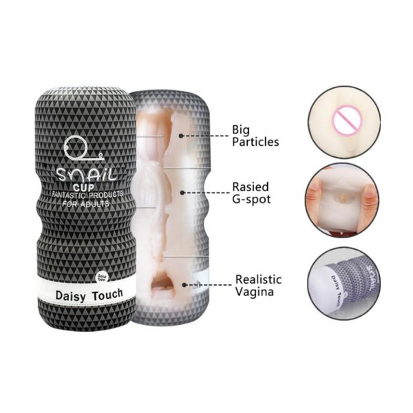 Taşınabilir Manuel Vajina Mastürbatör Siyah Renkli - Görsel 2