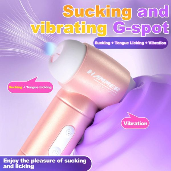 Mini Hammer Şarjlı Titreşimli Masaj Cihazı - Görsel 4