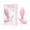Uzaktan Kumandalı Şarjlı Titreşimli Anal Plug Pembe (8,48 cm) - Görsel 2