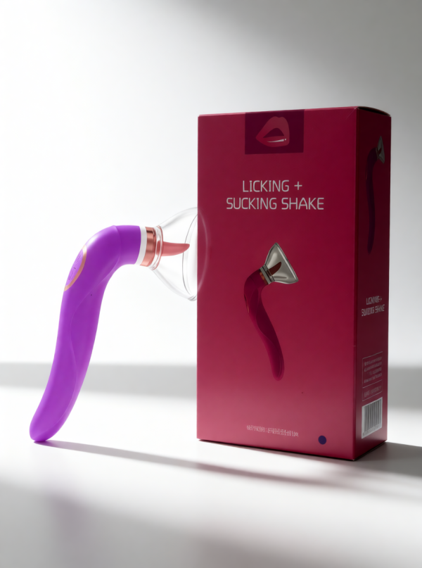 Pembe Tilki 3'ü 1 Arada Göğüs ve Klitoris Stimülatörü Mor - Görsel 2