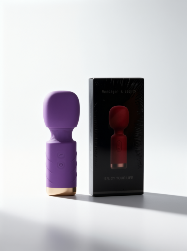 Modern Mini Wand Vibratör Pembe - Görsel 2