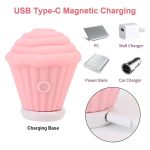 Cupcake Tasarımlı 5 Modlu Şarjlı Klitoral Uyarıcı Pembe