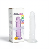 Şeffaf Fosforlu Silikon Dildo 13 cm - Görsel 2