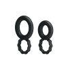Baile Çift Halkalı Silikon Penis Halkası Seti 2 Boy - Görsel 3
