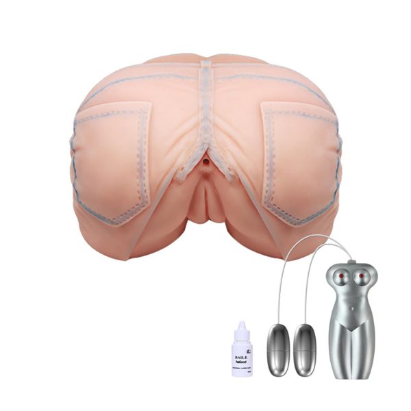 Baile Çift Kanallı Titreşimli Kalça Mastürbatör - Görsel 2