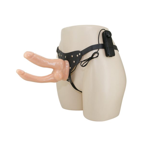 Baile Jessica Çift Uçlu Titreşimli Strap-On Kemer Seti (Pilli) - Görsel 3