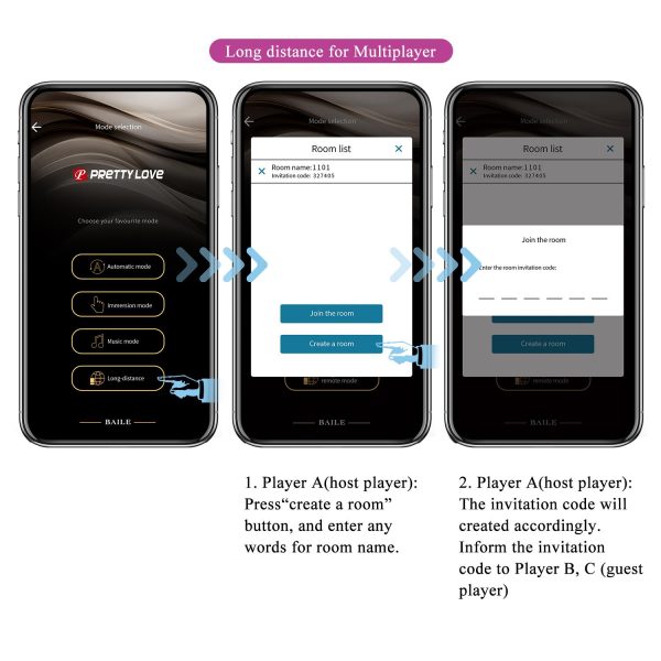 Baile Pretty Love Abner APP Kontrollü Şarjlı Titreşimli Yumurta - Görsel 15