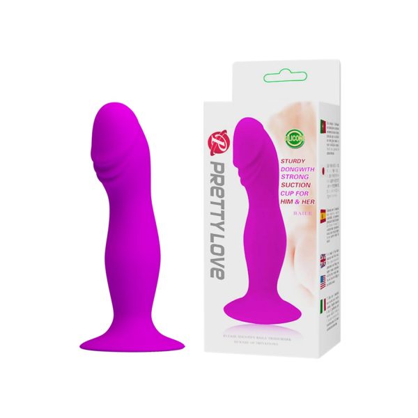 Baile Pretty Love Silikon Vantuzlu Anal Plug 15,5 cm - Görsel 2
