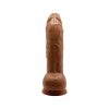 Baile RealDeal Ten Dokulu Süper Yumuşak Realistik Vantuzlu Dildo  20 cm - Görsel 4