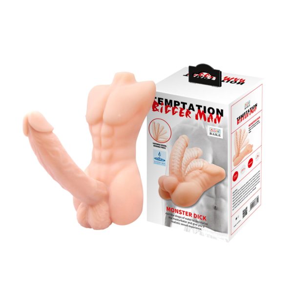 Baile Temptation Bigger Man Kıkırdaklı Torso Dildo - Görsel 2