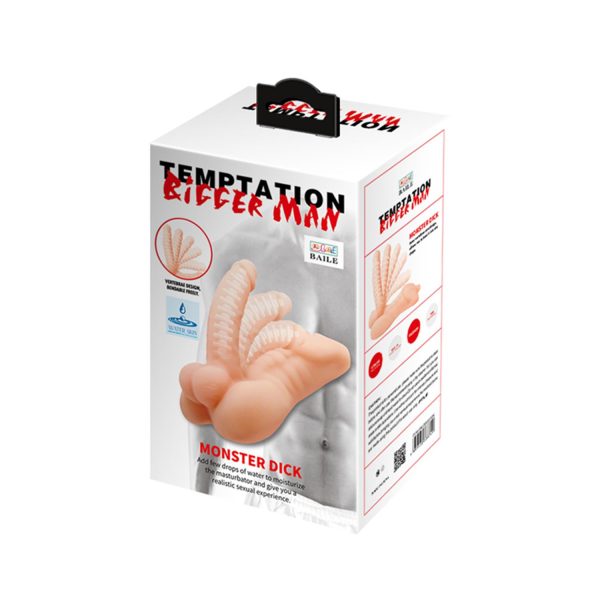 Baile Temptation Bigger Man Kıkırdaklı Torso Dildo - Görsel 5