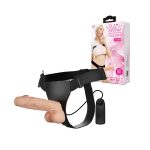 Baile Ultra Passionate Harness Titreşimli Strapon Set 24 cm