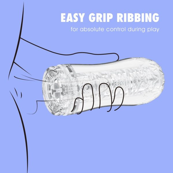 Chisa Quickshot Portable Cup Flykiss Şeffaf Mastürbatör - Görsel 12