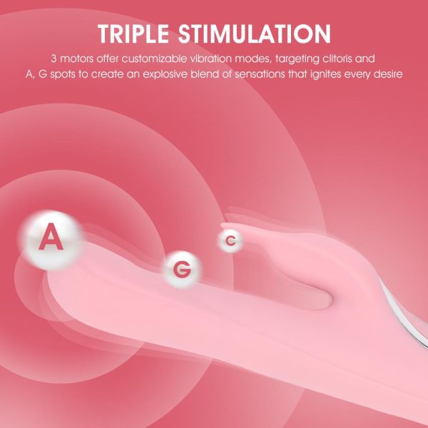 Chisa Rotating Missile Bunny 24 cm Rabbit Vibratör - Görsel 8